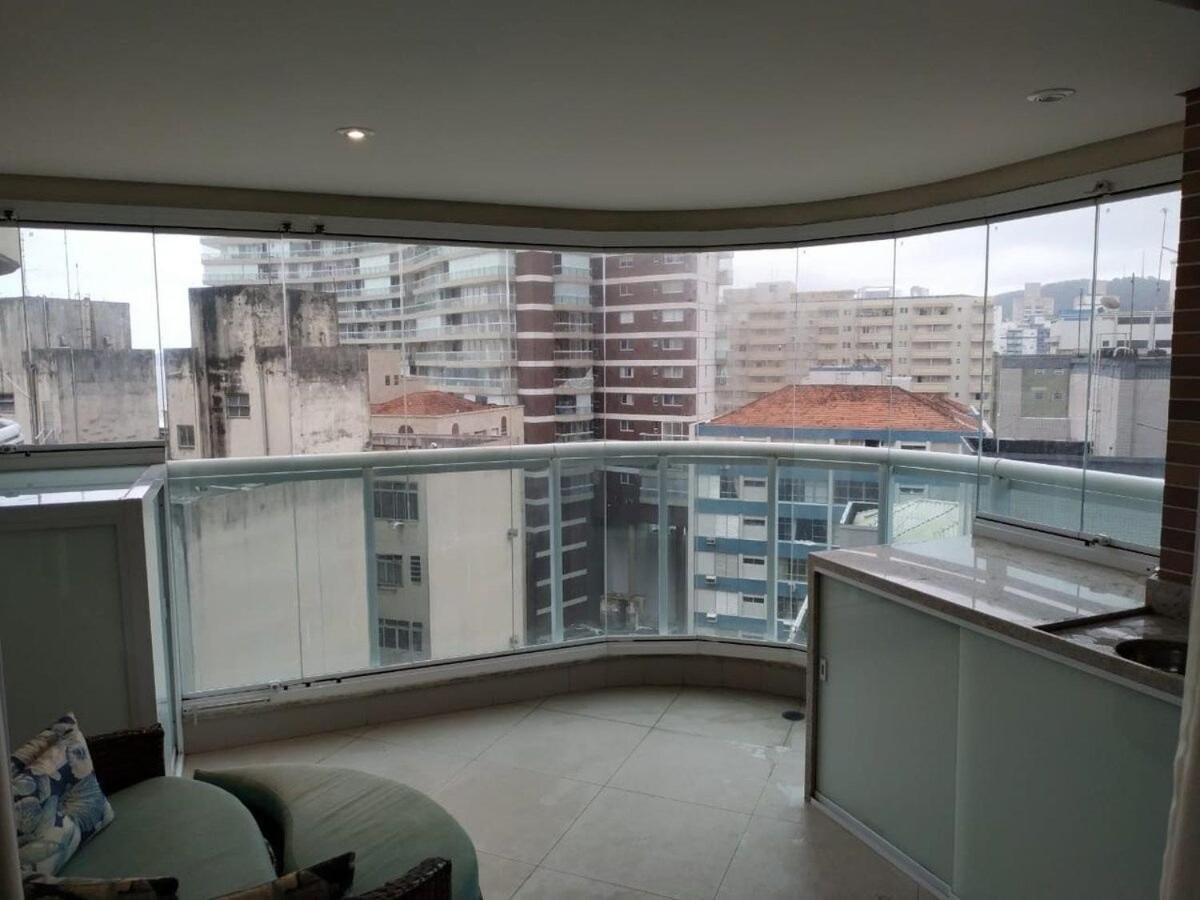Estanconfor Praia Santos Ac Garagem Sacada Fechada מראה חיצוני תמונה